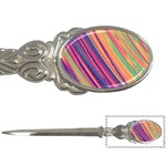 Colorful stripes Letter Opener Front