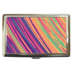 Colorful Stripes Cigarette Money Case by Dazzleway