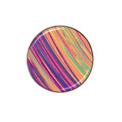 Colorful Stripes Hat Clip Ball Marker (10 Pack) by Dazzleway