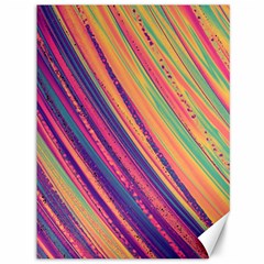 Colorful Stripes Canvas 36  X 48  by Dazzleway