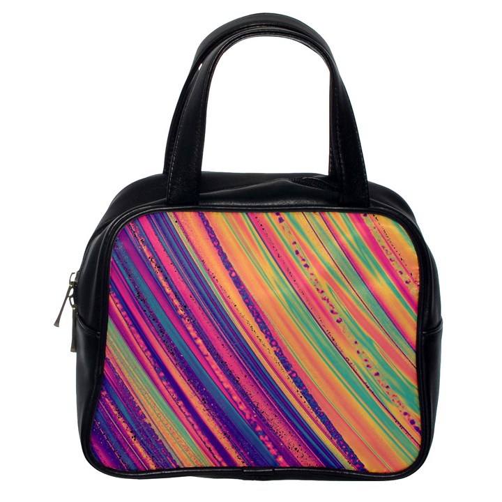 Colorful stripes Classic Handbag (One Side)