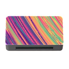 Colorful Stripes Memory Card Reader With Cf by Dazzleway