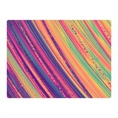 Colorful Stripes Double Sided Flano Blanket (mini)  by Dazzleway