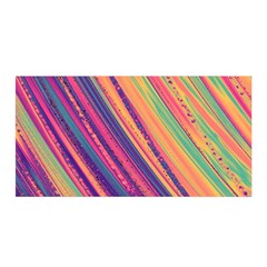 Colorful Stripes Satin Wrap by Dazzleway