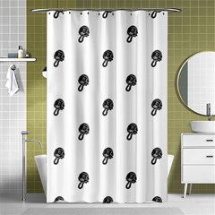 Aviator Helmet Motif Print Pattern Shower Curtain 48  X 72  (small)  by dflcprintsclothing