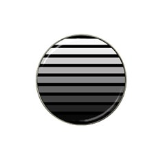 9 Bar Monochrome Fade Hat Clip Ball Marker by WetdryvacsLair