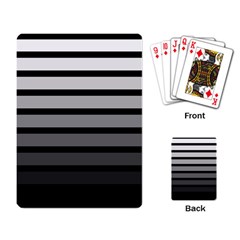 9 Bar Monochrome Fade Playing Cards Single Design (rectangle) by WetdryvacsLair