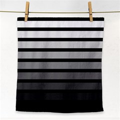 9 Bar Monochrome Fade Face Towel by WetdryvacsLair