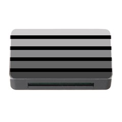 9 Bar Monochrome Fade Memory Card Reader With Cf by WetdryvacsLair