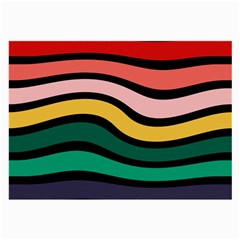 Nine 9 Bar Rainbow Sea Sickness Large Glasses Cloth (2 Sides) by WetdryvacsLair