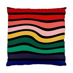 Nine 9 Bar Rainbow Sea Sickness Standard Cushion Case (two Sides) by WetdryvacsLair