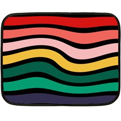 Nine 9 Bar Rainbow Sea Sickness Fleece Blanket (mini) by WetdryvacsLair