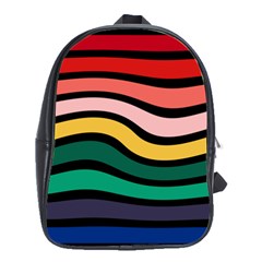 Nine 9 Bar Rainbow Sea Sickness School Bag (large) by WetdryvacsLair