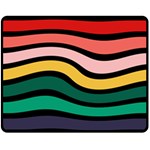 Nine 9 Bar Rainbow Sea Sickness Fleece Blanket (Medium)  60 x50  Blanket Front