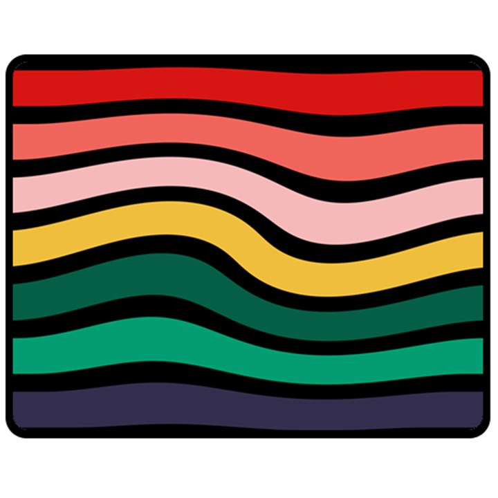 Nine 9 Bar Rainbow Sea Sickness Fleece Blanket (Medium) 