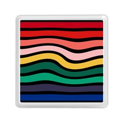 Nine 9 Bar Rainbow Sea Sickness Memory Card Reader (square) by WetdryvacsLair