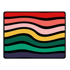 Nine 9 Bar Rainbow Sea Sickness Double Sided Fleece Blanket (small)  by WetdryvacsLair