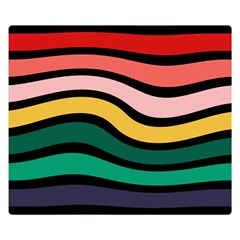 Nine 9 Bar Rainbow Sea Sickness Double Sided Flano Blanket (small)  by WetdryvacsLair