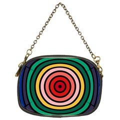 Nine 9 Bar Rainbow Target Chain Purse (two Sides) by WetdryvacsLair