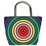 Nine 9 Bar Rainbow Target Bucket Bag Back