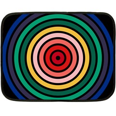 Nine 9 Bar Rainbow Target Fleece Blanket (mini) by WetdryvacsLair