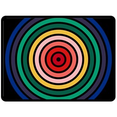 Nine 9 Bar Rainbow Target Fleece Blanket (large)  by WetdryvacsLair