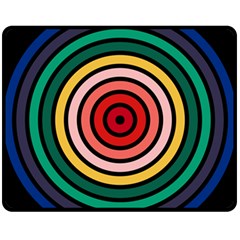 Nine 9 Bar Rainbow Target Fleece Blanket (medium)  by WetdryvacsLair