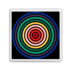 Nine 9 Bar Rainbow Target Memory Card Reader (square) by WetdryvacsLair