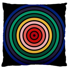 Nine 9 Bar Rainbow Target Standard Flano Cushion Case (two Sides) by WetdryvacsLair