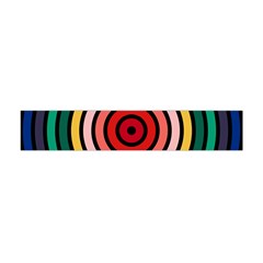 Nine 9 Bar Rainbow Target Flano Scarf (mini) by WetdryvacsLair