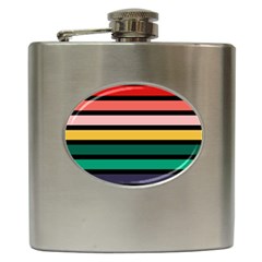 Nine 9 Bar Rainbow Hip Flask (6 Oz) by WetdryvacsLair