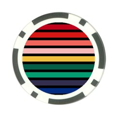 Nine 9 Bar Rainbow Poker Chip Card Guard by WetdryvacsLair