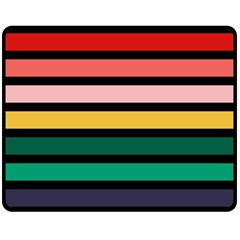 Nine 9 Bar Rainbow Fleece Blanket (medium)  by WetdryvacsLair