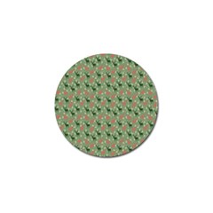 Deer Retro Pattern Golf Ball Marker (10 Pack)