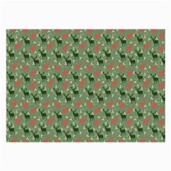 Deer Retro Pattern Large Glasses Cloth