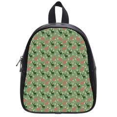 Deer Retro Pattern School Bag (Small)