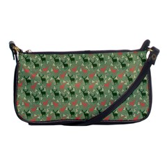 Deer Retro Pattern Shoulder Clutch Bag