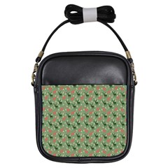 Deer Retro Pattern Girls Sling Bag