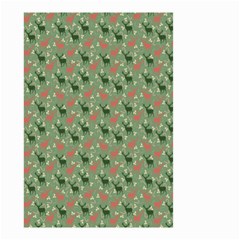 Deer Retro Pattern Small Garden Flag (two Sides)