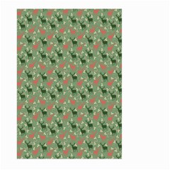 Deer Retro Pattern Large Garden Flag (two Sides)