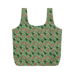 Deer Retro Pattern Full Print Recycle Bag (M)