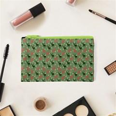 Deer Retro Pattern Cosmetic Bag (XS)