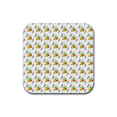 Background Cactus Rubber Coaster (square)  by Mariart