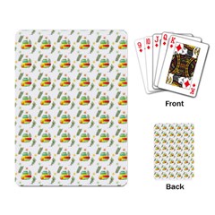 Background Cactus Playing Cards Single Design (rectangle)