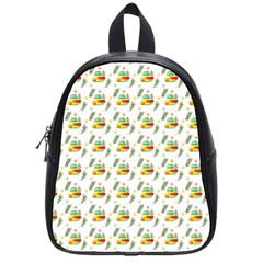 Background Cactus School Bag (small) by Mariart