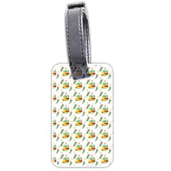 Background Cactus Luggage Tag (two Sides) by Mariart