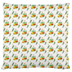 Background Cactus Large Cushion Case (one Side) by Mariart