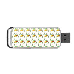 Background Cactus Portable Usb Flash (one Side) by Mariart