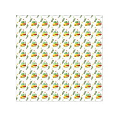 Background Cactus Small Satin Scarf (square) by Mariart