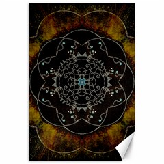 Mandala - 0005 - The Pressing Canvas 24  X 36  by WetdryvacsLair